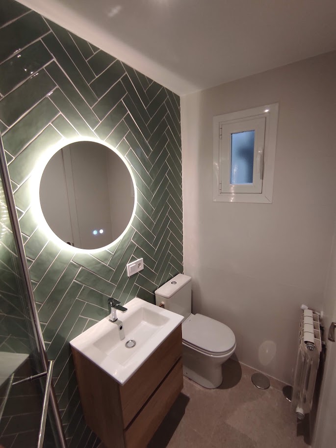 Baño reformado en Pozuelo de Alarcón